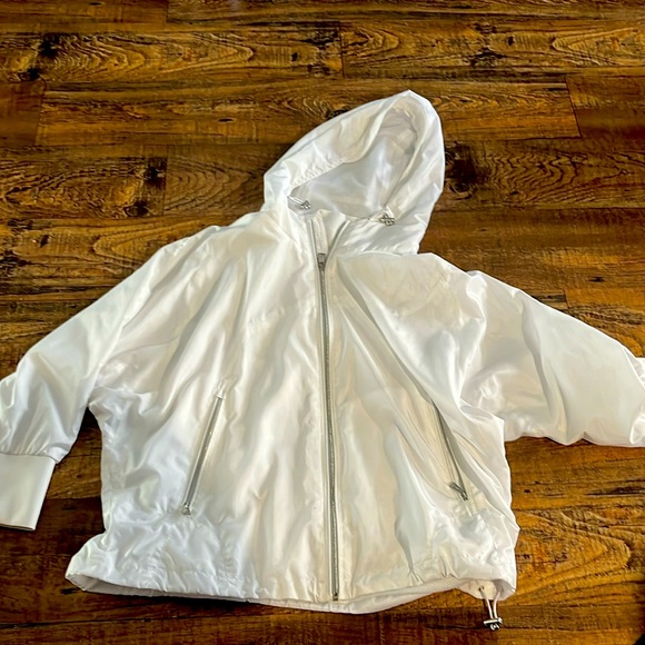 Ralph Lauren Jackets & Blazers - Bright white Hooded windbreaker jacket. XL.
